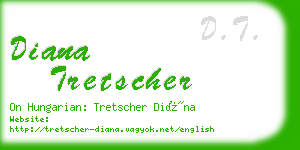 diana tretscher business card